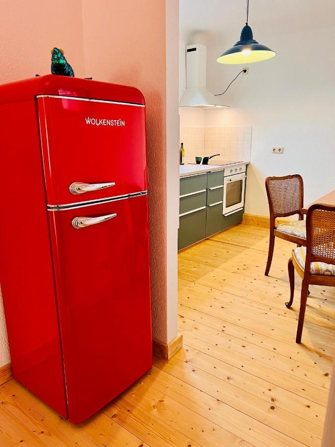Kuschelige Helle Ferienwohnung Gotha Bagian luar foto