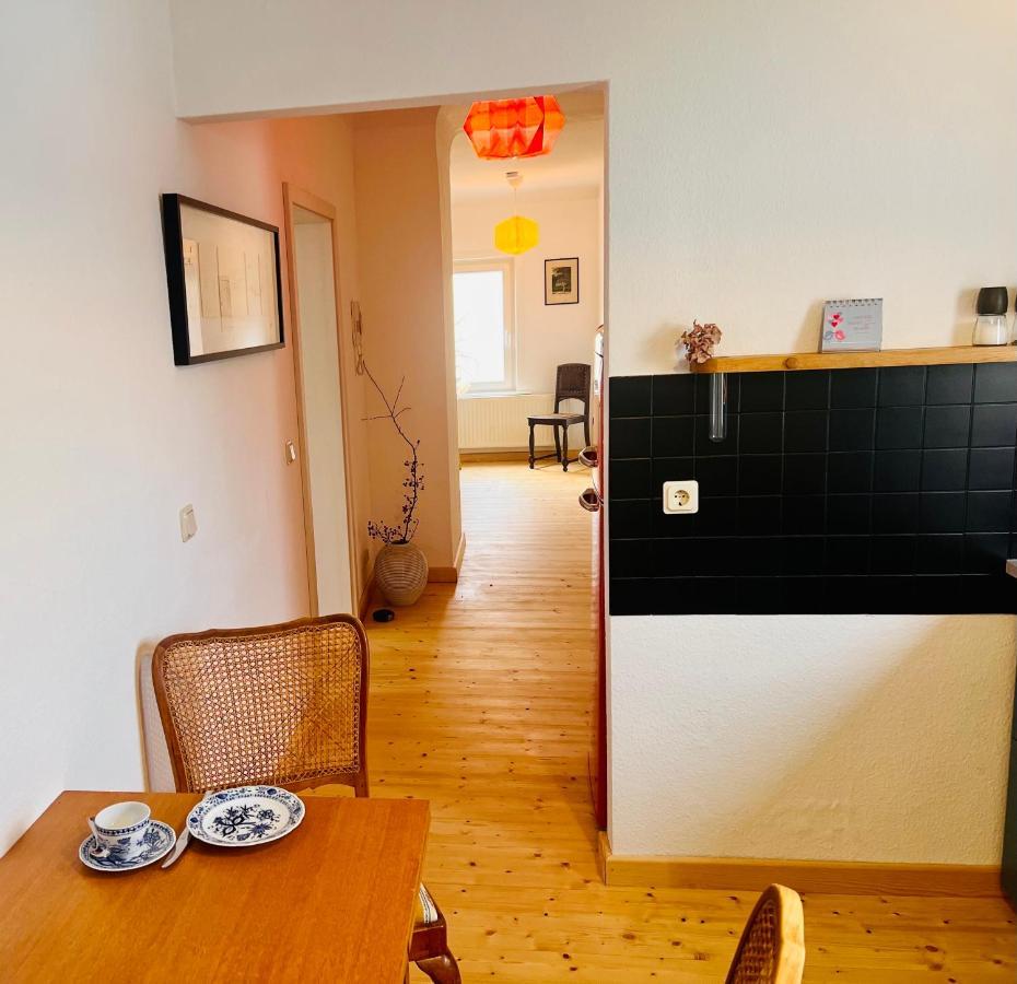 Kuschelige Helle Ferienwohnung Gotha Bagian luar foto