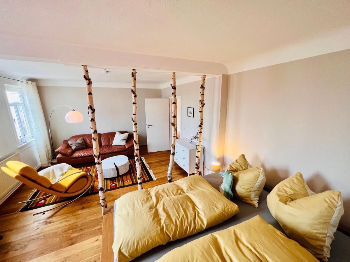 Kuschelige Helle Ferienwohnung Gotha Bagian luar foto